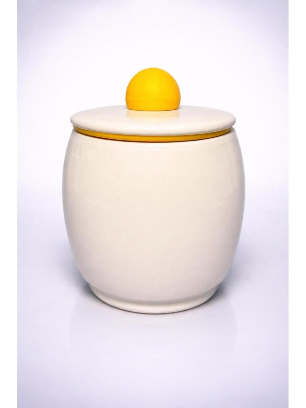 Egg-Tastic As Seen on TV 2010s Ceramic Microwave Egg Cooker, 3.5x5.5”